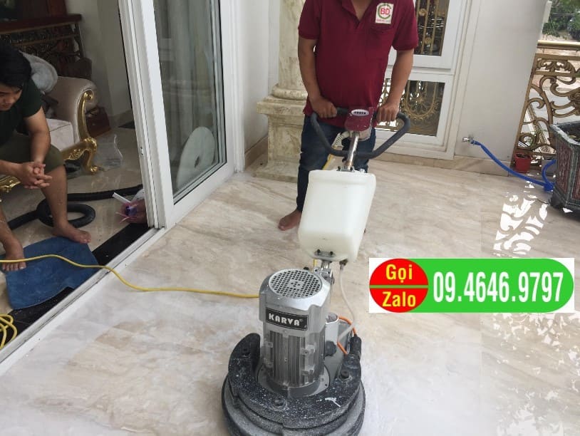 Dịch vụ đánh bóng sàn Marble
