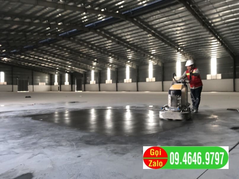 Dịch vụ đánh bóng sàn bê tông nhà xưởng