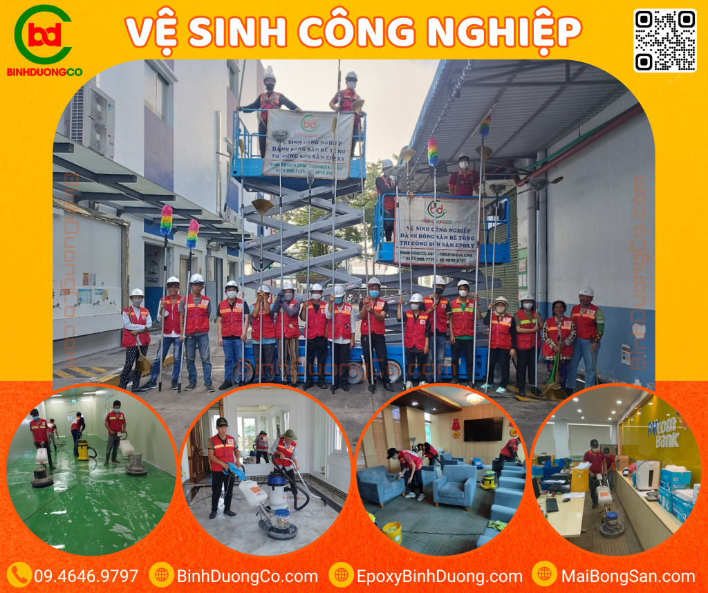 Hồ sơ năng lực vệ sinh công nghiệp Bình Phước
